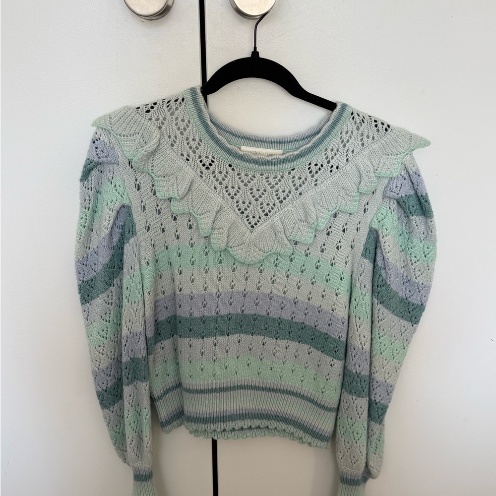 LoveShackFancy Jameela Sweater Size Small